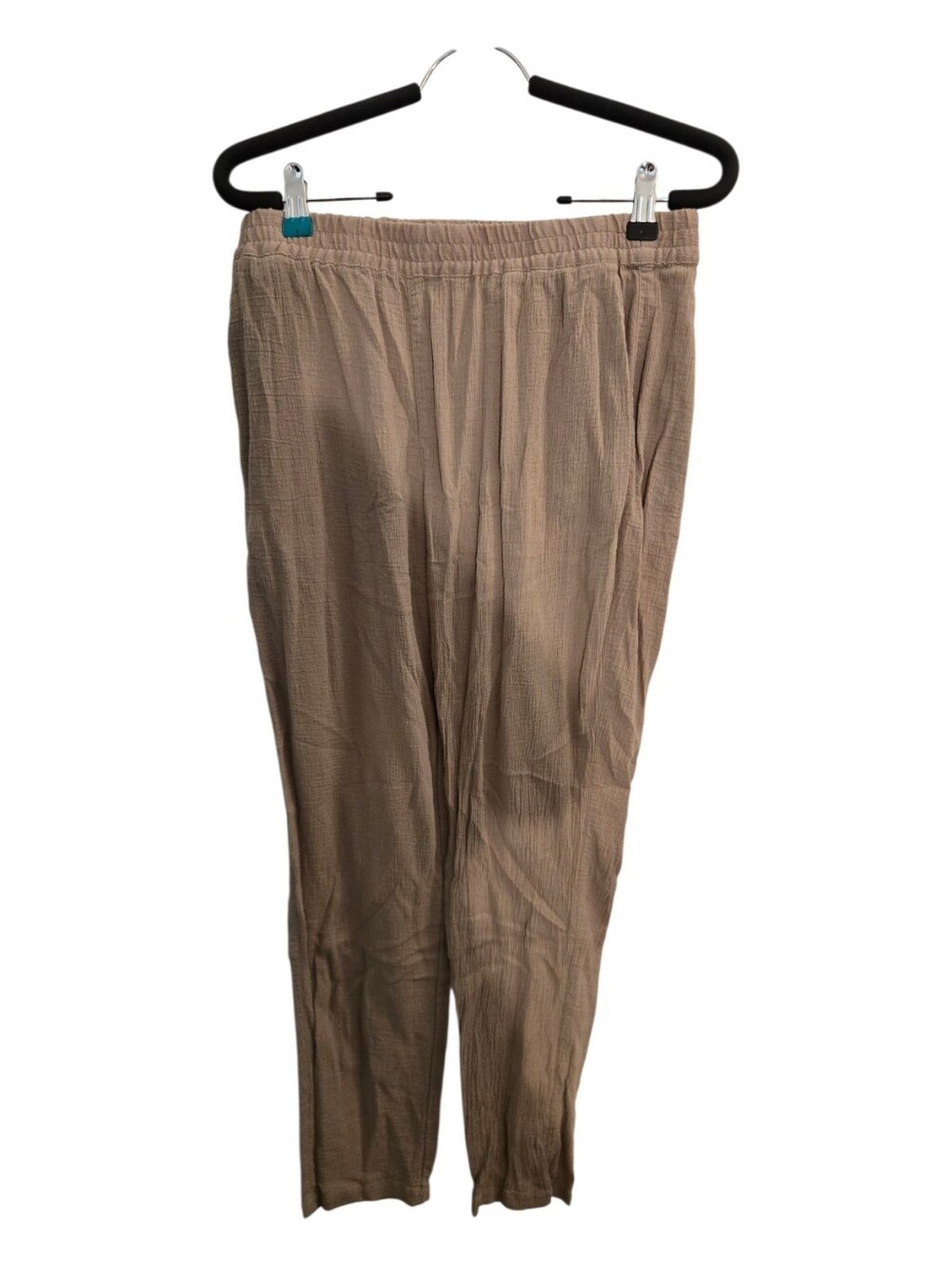 Chico's 100% Cotton Straight Leg Stretch Waist Pants Sz